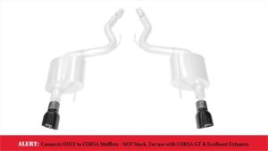 Ford Mustang Performance Exhaust - CORSA Performance - COR Tip Kit 3.0in Inlet / 4.5in Outlet - Black - `15-`25